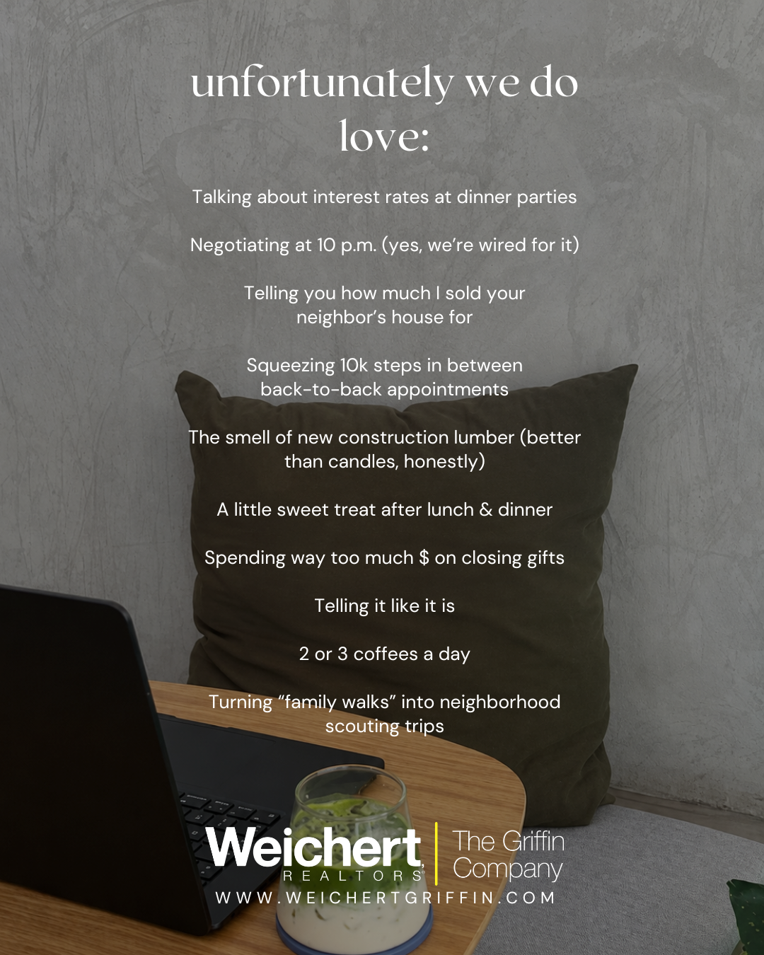 Unfortunately we do love - social graphic